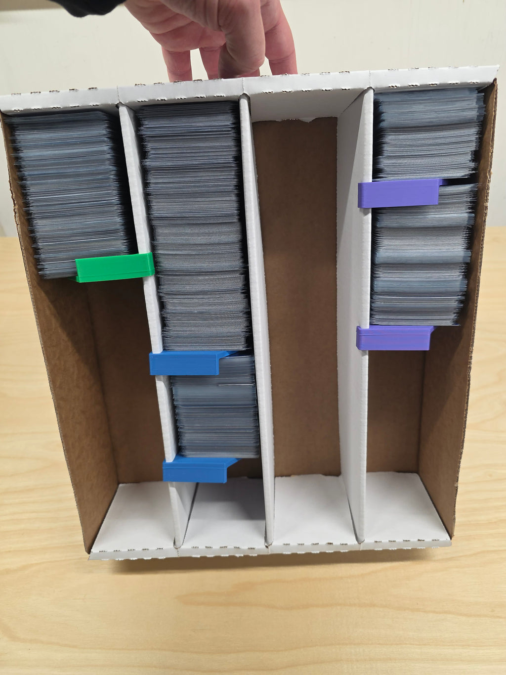 Multi Row TCG Box Divider
